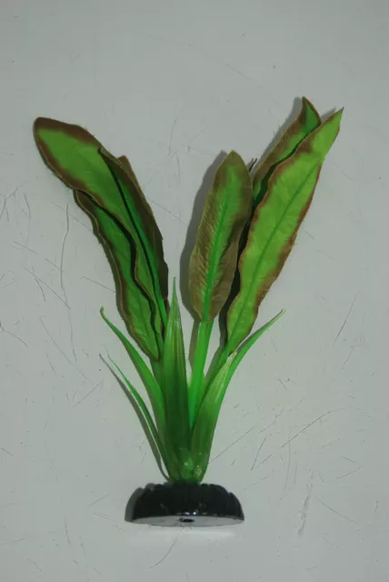 Plante en Soie Aquarium Echinodorus Large Feuille Vert & Lumière Rouge 40 CM