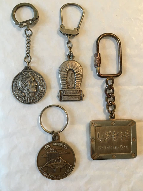 Porte-clés Key Ring USA Etats-Unis Amérique lot de 4 pièces