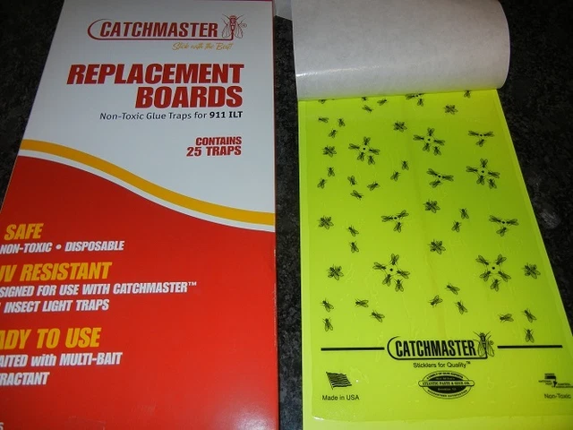 Catchmaster 925 Replacement Glueboard for 911 Fly Light 25 glue boards