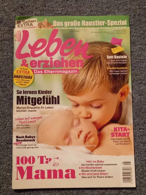 Leben und Erziehen Heft 8/ 2019 Das Elternmagazin - für Baby + Kleinkinder