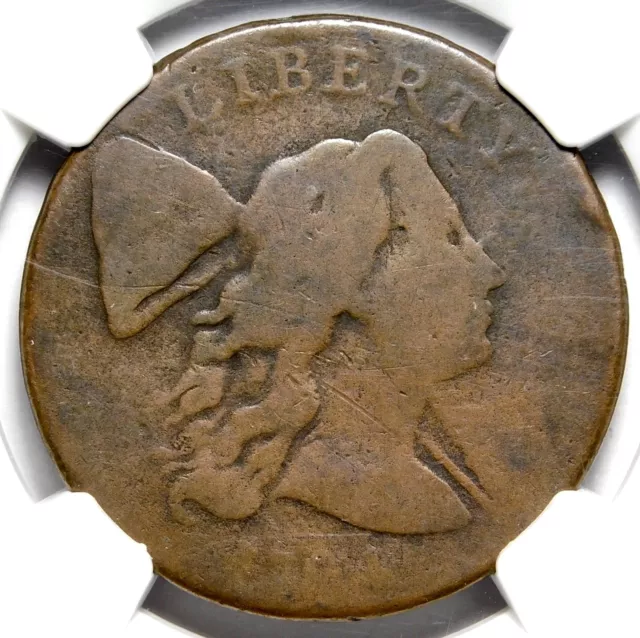 R4+ S23 Ngc Ag3 1794 Large Cent