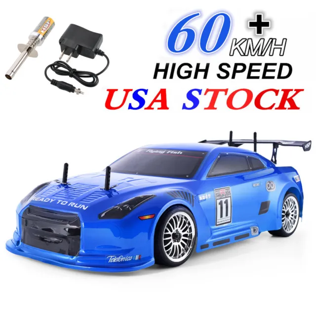 HSP RC Car 4wd 1:10 Off Road Racing Nitro Gas Two Speed RTR Remote Control USA