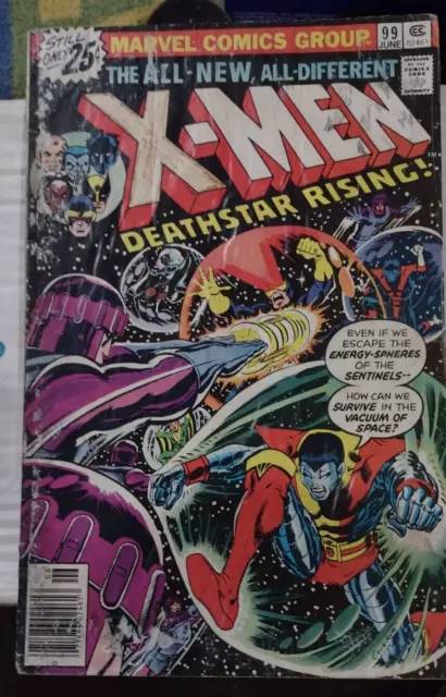 Uncanny X-Men # 99 1976 MARVEL  DISNEY KEY  DEATHSTAR RISING CLAREMONT NEWSTAND