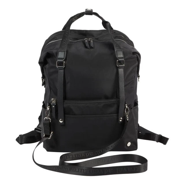 Samantha Brown To Go 4 Ways to Wear Backpack Tote - Black