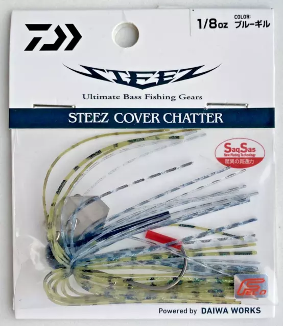 Daiwa Steez Cover Chatter 1/8oz 3,5g Blue Gill Chatterbait Bladed Jig Angelköder