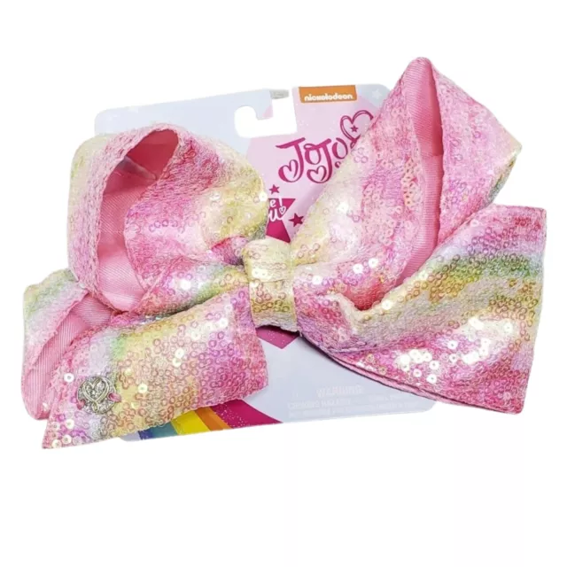 Girls Hair Bows Clips JoJo Siwa Bow Collection Pastel Sequin Girl Accessories