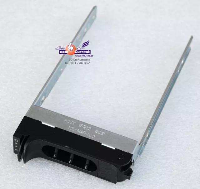 Slide HDD Caddy Dell Powerdge 1550 1650 1750 Hotswap wechselrahmen 1F912 #B454