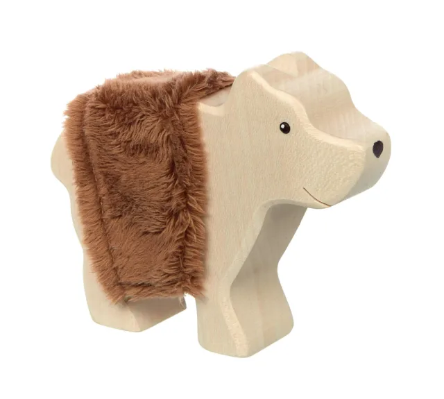 Sigikid 39508 Wooden animal bear Mädchen und Jungen Baby Toy, Recommended from 3