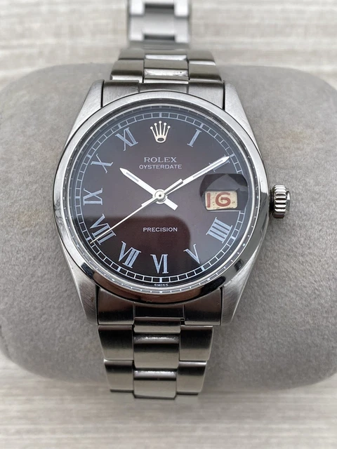 ROLEX OYSTERDATE PRECISION 6294 Manual Winding stainless Steel Vintage ...
