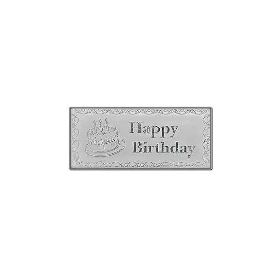 SILBER „Happy Birthday“-Feinsilberbarren mit 999er Reinheit, 10 Gramm, das...