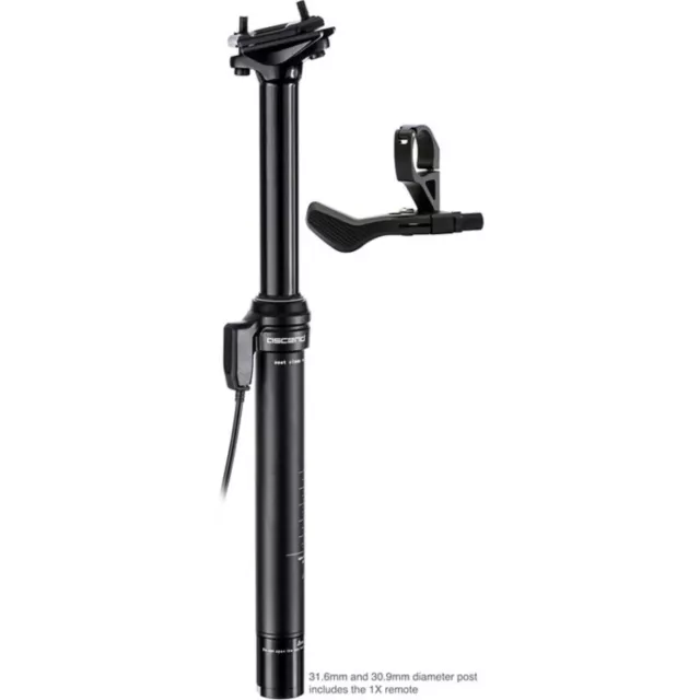 Brand-X Ascend II Dropper T6 Aluminium Bike Cycle Seatpost - 30.9mm / 150mm Drop