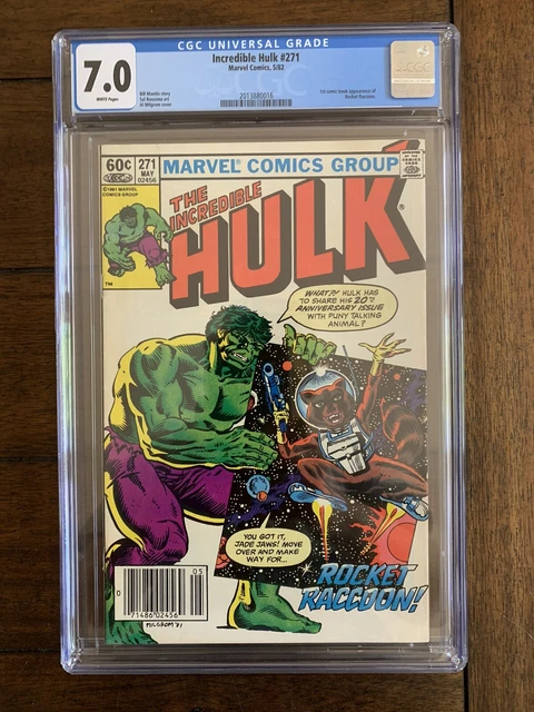 Incredible Hulk #271 First Appearance of Rocket Raccoon CGC 7.0