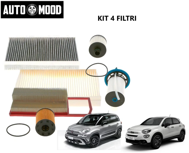 Filtro Gasolio 1.3 Multijet Kit Tagliando AOQ Per Fiat 500X 1.3 Multijet Diesel - 5 Filtri Olio 5W40 Kit Tagliando Fiat Tipo 1.6 Multijet 120cv - Foto 8
