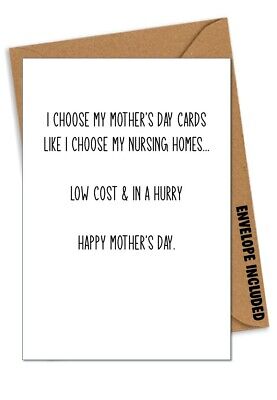 Mothers Day Greetings Card Funny Cheeky Rude Mum Mummy Stepmother M13 Wiping My Bum 