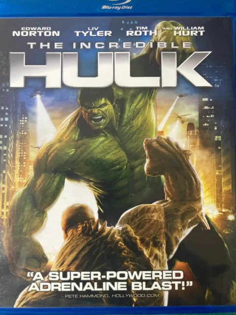 THE INCREDIBLE HULK (2008) - BLURAY Edward Norton AS NEW! US All Region