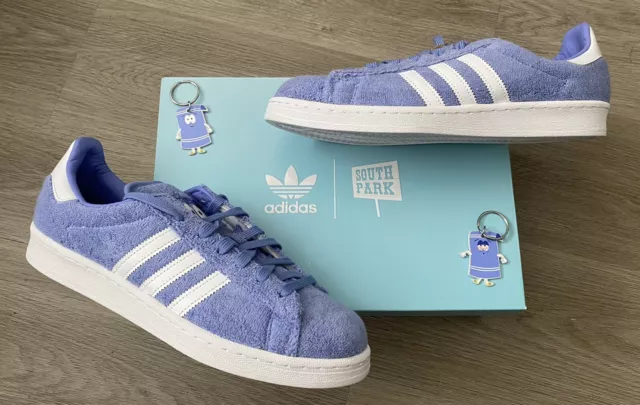 Adidas 80s South Park Towelie Retro Campus Shoes Men's 10 W/ Keychains GZ9177 Adidas 80s South Park Towelie Retro Campus Shoes Men's 10 W/ Keychains GZ9177