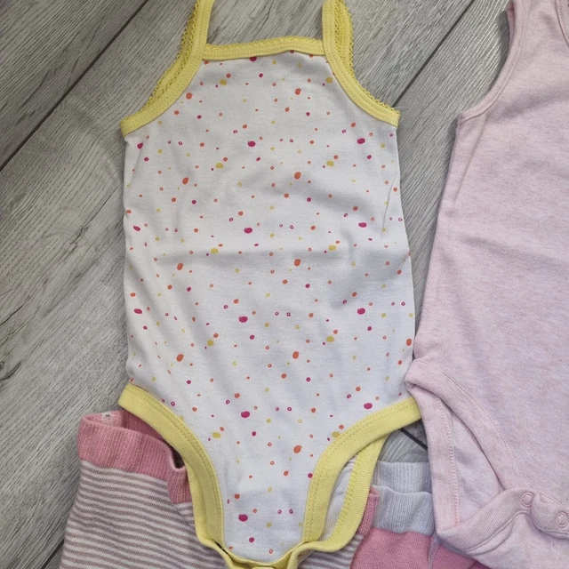 Baby girl 9-12 months bundle leggings and bodysuits