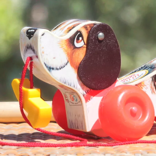 Fisher price pull dog vintage online
