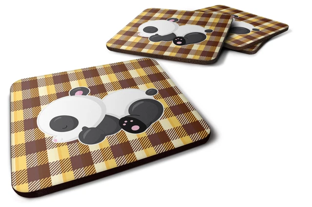 Panda Naptime Foam Coaster Set of 4 BB6804FC-S