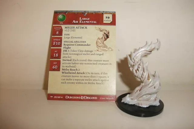 Dungeons & Dragons Miniatures LARGE AIR ELEMENTAL - Angelfire (Cod. D&D 52) Dung