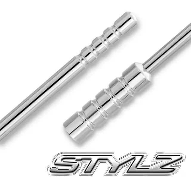 STYLZ 6" Chrome Billet Antenna - Fits 2007-2023 Chevy Silverado Truck