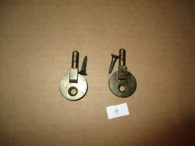 Bisagras, tornillos de gabinete vintage para máquina de coser Singer 4
