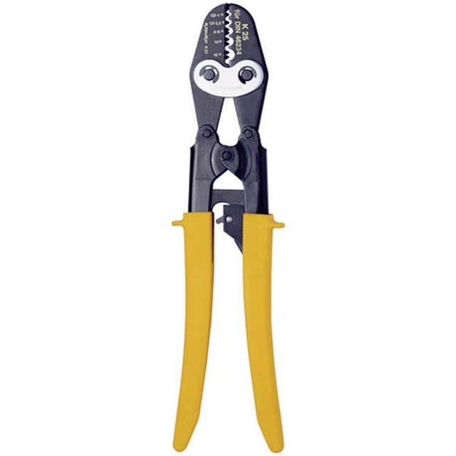 Pinza pressatrice Capocorda a tubetto, Connettore a tubetto, Capocorda a K25