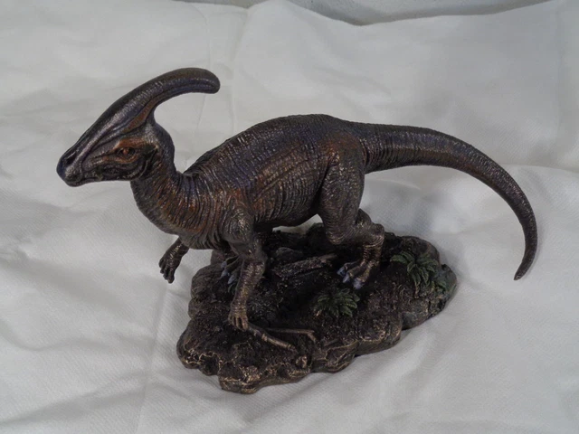 Parasaurolophus Dinosaur Cold Cast Resin Statue #6914