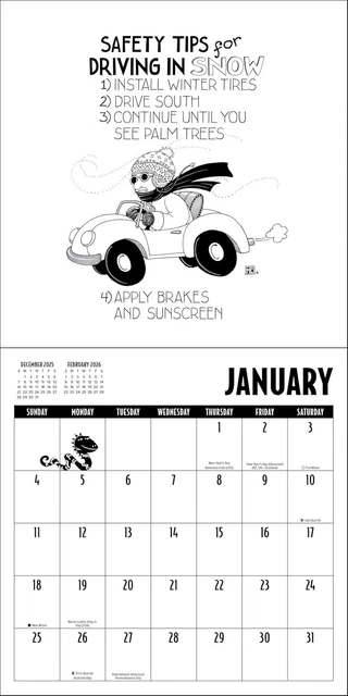 MARY ENGELBREIT MARY EngelDark 2026 Wall Calenda (Calendar) (PRESALE