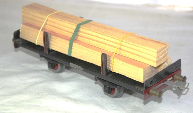 Wagon Marchandises BING échelle 0 (1/43) – Répaint Années 50 – Acier Embouti