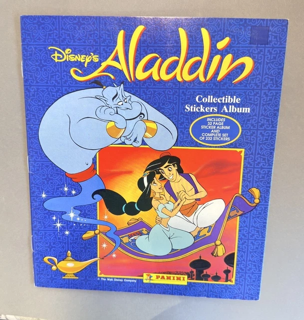 DISNEY ALADDIN COMPLETE Collectible Sticker Album Panini £31.38 ...