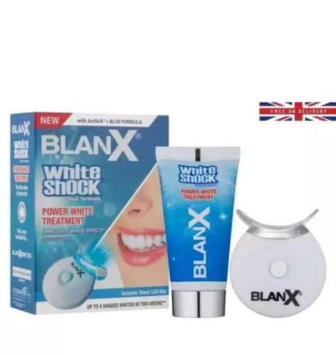 BlanX White Shock Power White ActiluX® 50ml Treatment Toothpaste With LED Bite