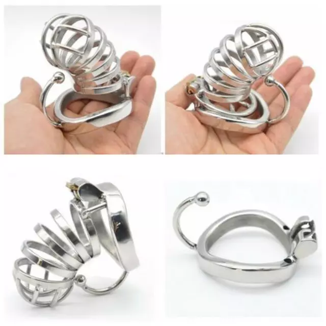 Qualität Männer Chastity Device Edelstahl Chastity Cage Neu Design Keuschheit