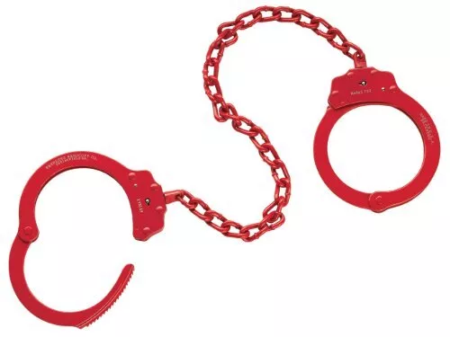 Peerless Handcuffs Company 753B Leg Iron RedColor finish helps prevent equipme