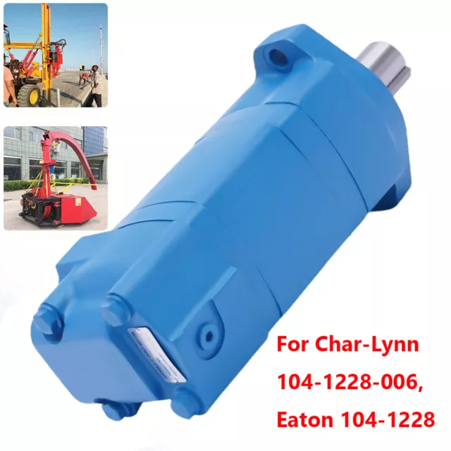 1* For Char-Lynn 104-1228-006 Eaton 104-1228 Hydraulic Motor Staggered Ports NEW
