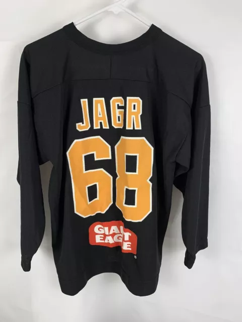 Vintage Jaromir Jagr Pro Player Practice Jersey Large XL L XL Boys Penguins