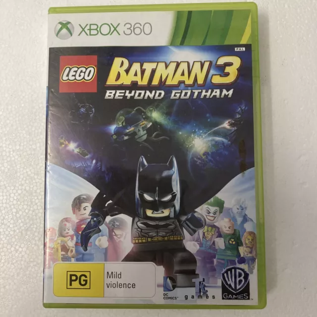 LEGO BATMAN 3 BEYOND GOTHAM Game Microsoft Xbox 360 PAL  - with Manual Complete