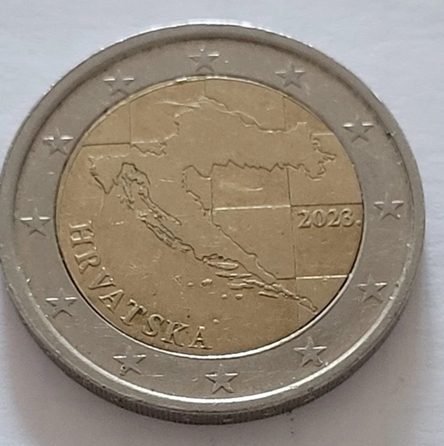 Elegantes Hrvatska Euro Mnze Bildnull