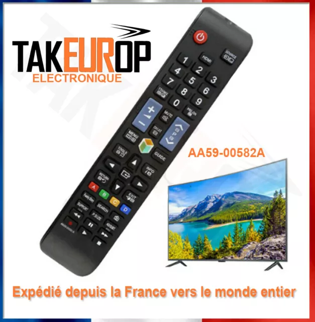 Pour Samsung TV télécommande AA59-00602A AA59-00666A AA59-00741A AA59-00496A  pour LCD smart TV LED télécommande universelle, ✓ Meilleur prix au Maroc  et ailleurs