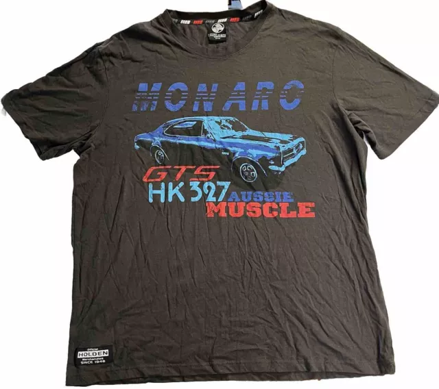 Holden Official Merchandise GTS HK 327 Monaro Aussie T Shirt Tee Size 3XL Black