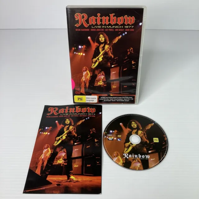 Rainbow: Live in Munich (1977, DVD) VG w/Insert Ritchie Blackmore Free Ship AUS