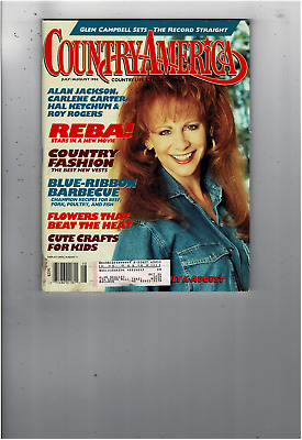 Jul/Aug 1994 Country America Magazine Reba Alan Jackson Country Fashion MS3303