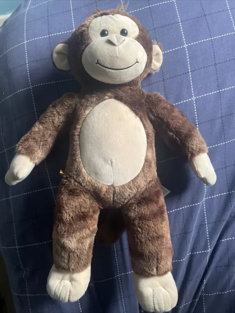 Build-A-Bear Smiley Monkey, Soft Toy Plush, Large Stuffed Animal