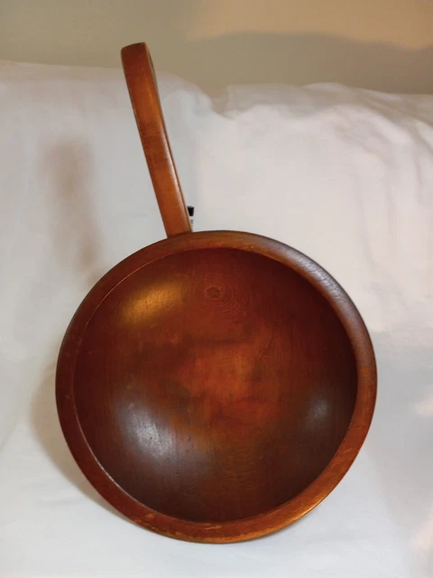 Munising Footed Wood Bowl Native American Farmhouse Lake Superior