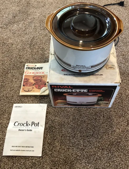 Rival Crock-ette Slow Cooker Crock Pot Model 3205 GP 1qt Green