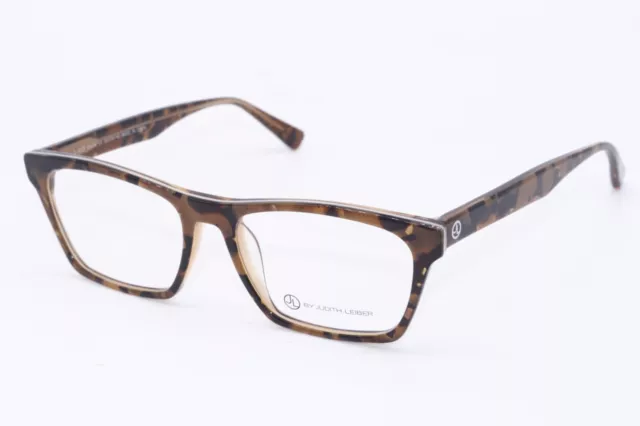 New Judith Leiber Jl-3023 Mocha Havana Gold Authentic Frames Eyeglasses 52-16