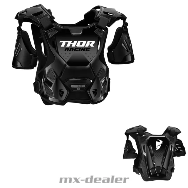 Thor Guardian Niños Coraza Protector de Pecho MX Enduro Motocross Negro