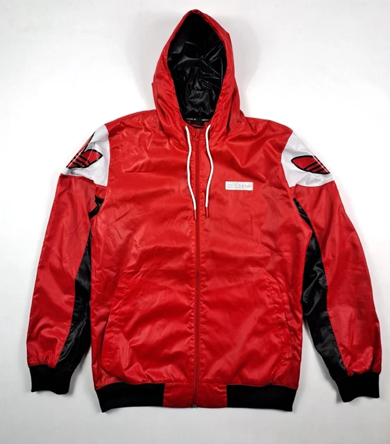 Adidas Original  look glanz track shiny  red   Jacket size M