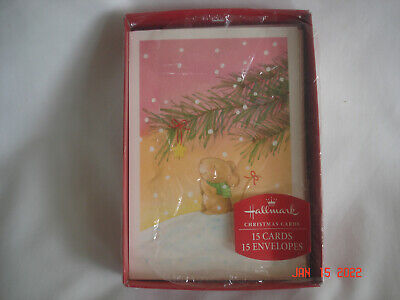 PARTIAL BOX 13 Vtg. HALLMARK RELIGIOUS MOUSE CHRISTMAS CARDS & ENVS. MADE U.S.A.