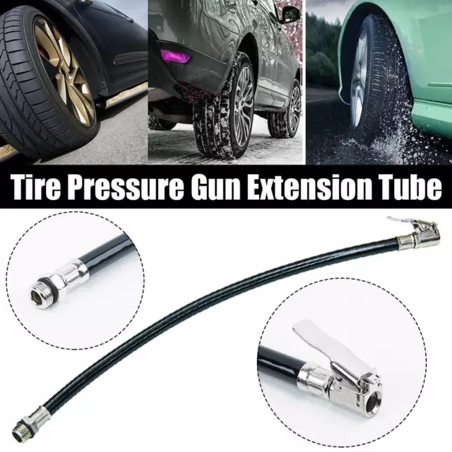 Tire Pressure Extension Tube Druck Luft Prüfer Reifen Befüll Pisto Q5` GXW J0R5